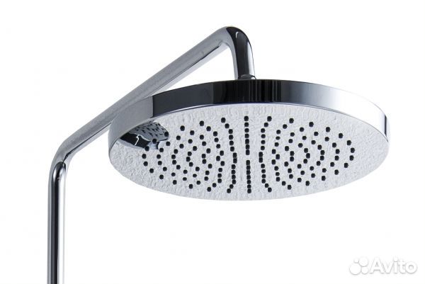 Душевая колонна со смесителем для ванны, поворотный излив, хром