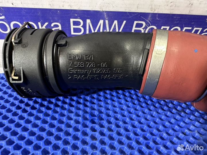 Патрубок интеркулера BMW F10, F07, F01 мотор N55