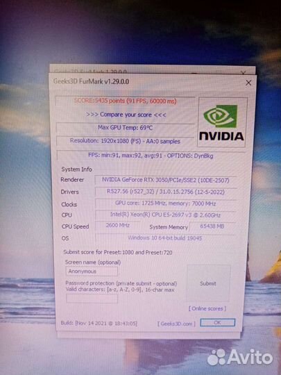 Видеокарта rtx 3050 8gb