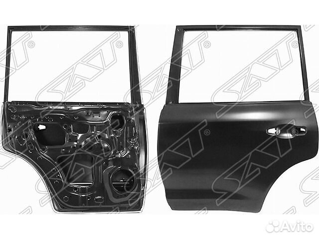 Дверь задняя левая Land Cruiser