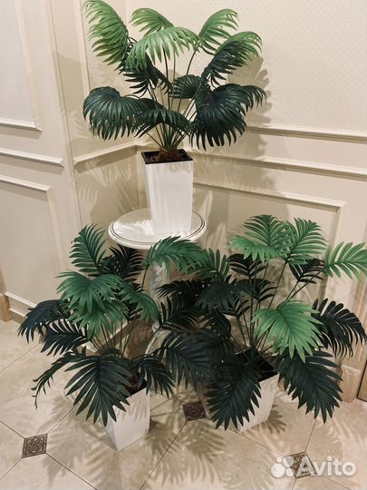 Искусственные растения зелень пальмы декор