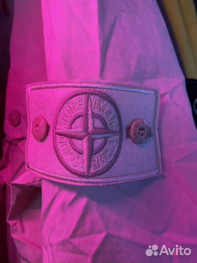 Рубашка stone island бежевая Пушка