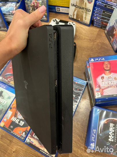 Ps4 slim с играми