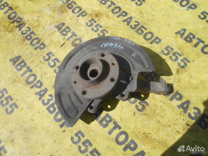 Кулак поворотный перед правый Renault Symbol 1998