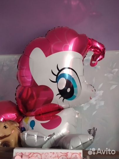 Фольгированный Воздушный шар Мега Пинки Пай