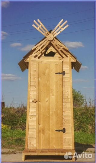 Уличный туалет домик с установкой цюи 062