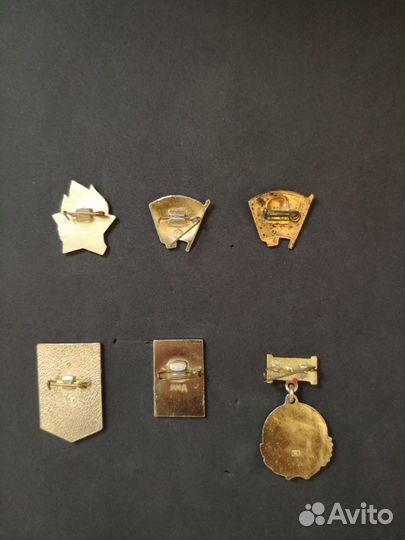 Значки СССР влксм, Ленин, Комсомол