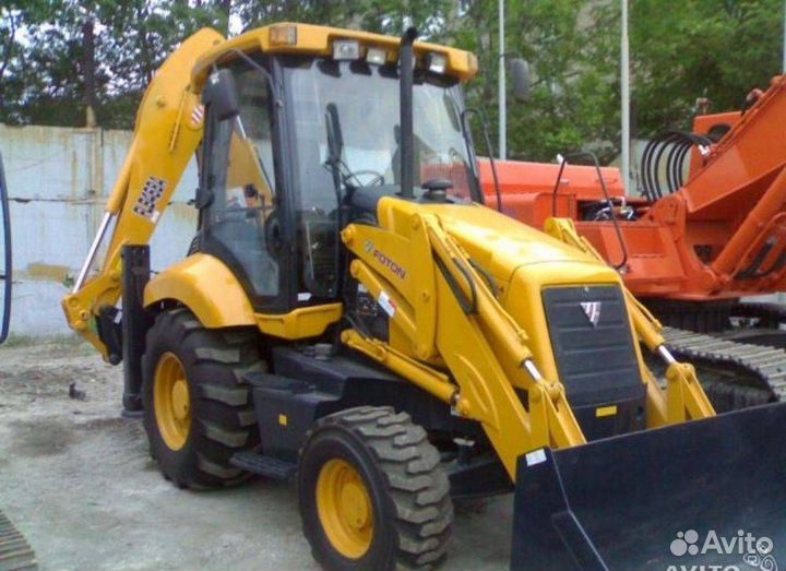 Стекло дверное правое экскаватор-погрузчик Foton F