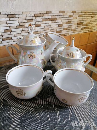 Чайный сервиз фарфор СССР