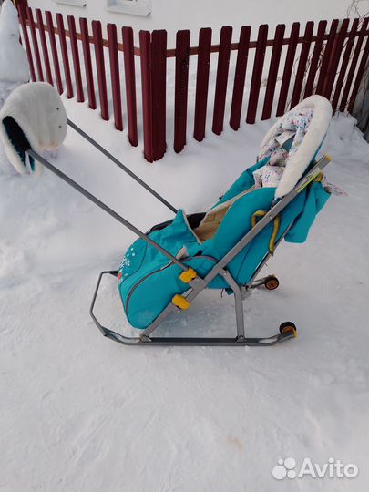 Санки коляска ника