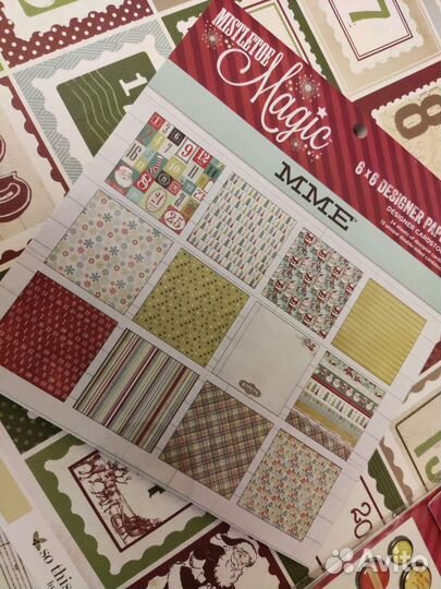 MME Mistletoe magic бумага, брадсы, листы