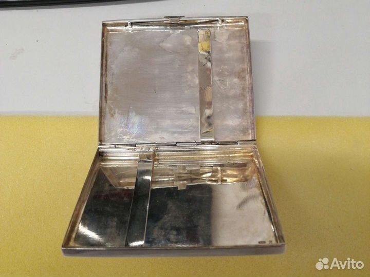 Портсигар серебряный, Италия