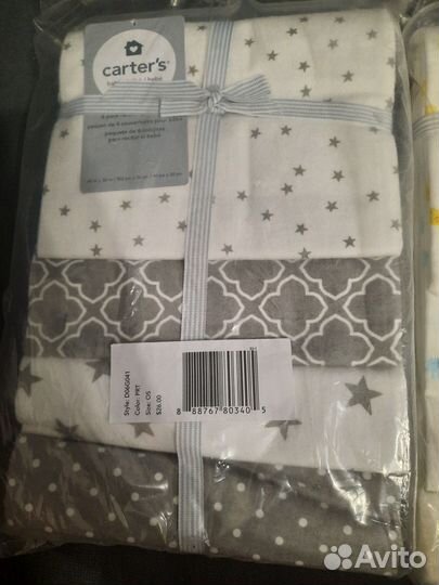 Новые пелёнки Carters, 76102 см