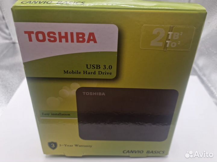 Внешний жесткий диск toshiba 2 тб Китайская версия