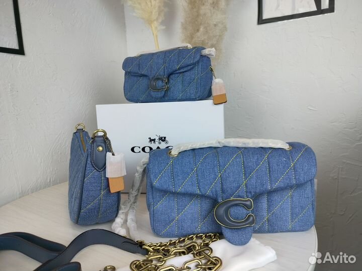 Сумка Coach джинсовая новая