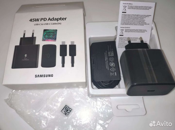 Зарядное устройство Samsung 45w