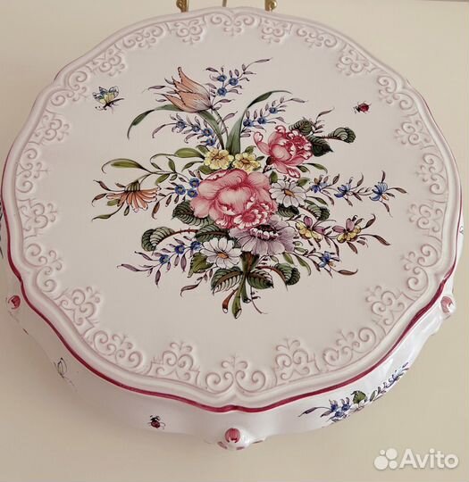 Фарфоровая тортница