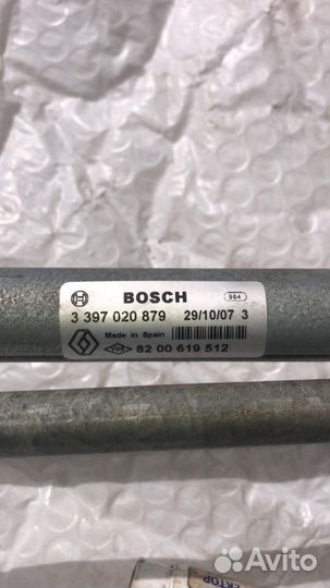 Трапеция стеклоочистителя мотор Logan 8200619512