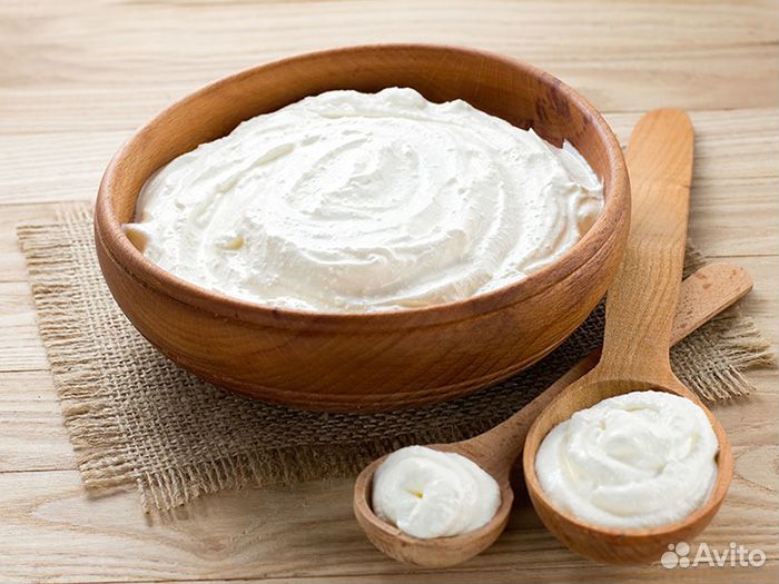 Сметана домашняя фермерская из коровьего молока