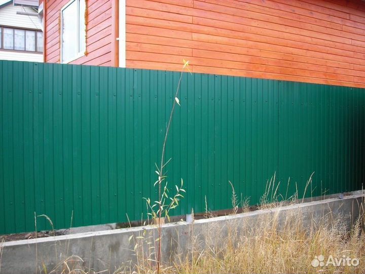 Заборы из профнастила