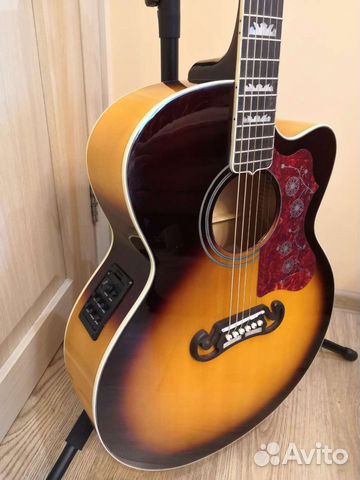 Электроакустическая гитара Gibson J200 новая копия объявление продам