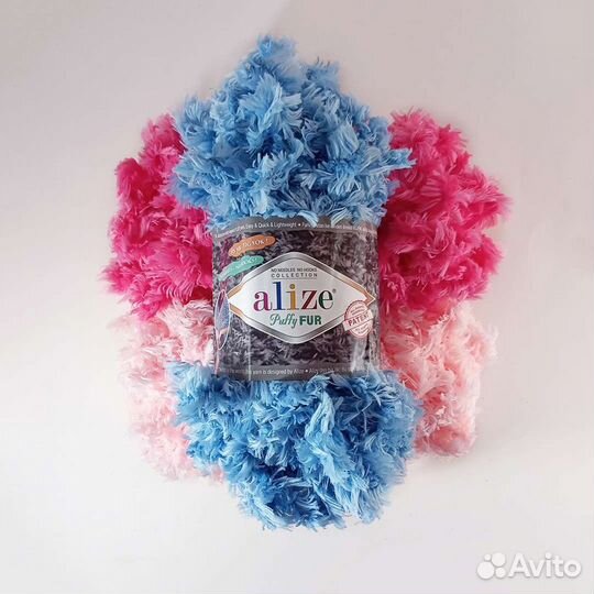 Пряжа Alize Puffy Fur
