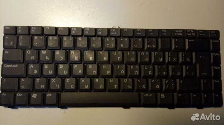 Клавиатура для ноутбука б.у в хорошем состоянии