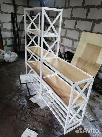 Обувница и полочки в стиле лофт