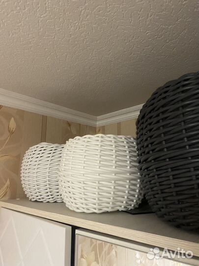 Кашпо из ротанга