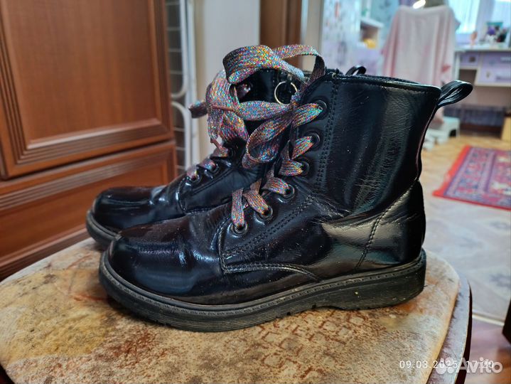 Ботинки весна осень на девочку р.32