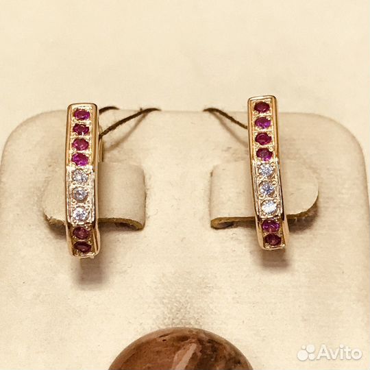 Золотые серьги