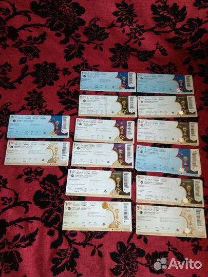 Билеты с чм по футболу fifa world CUP russia 2018