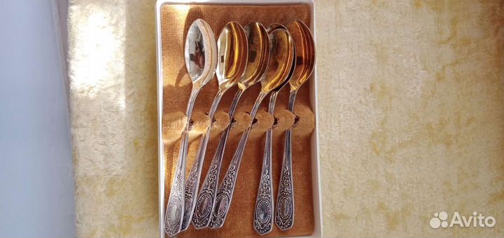 Чайные ложки из мельхиора СССР
