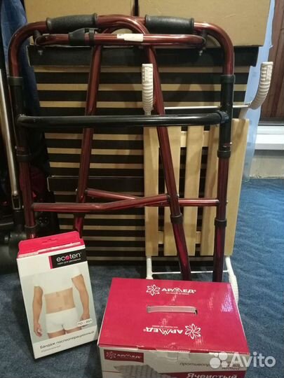 Ходунки для взрослых бу, матрас противопролежневый