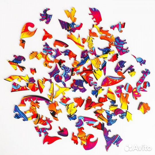 Пазлы фигурные 101 деталь