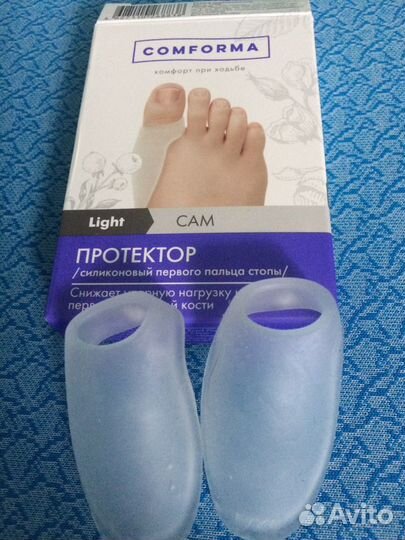 Протектор силиконовый на первый палец стопы