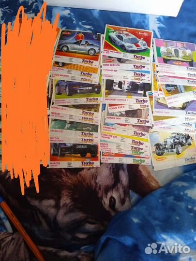 Вкладыши от жвачки Турбо