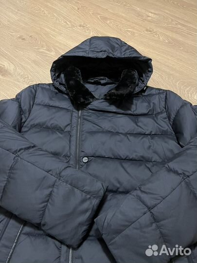 Пуховик мужской английский воротник косуха