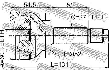 Febest 0810B13