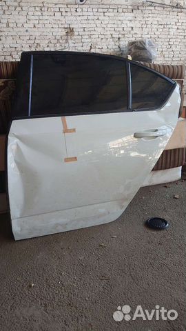 Дверь задняя левая skoda octavia a7