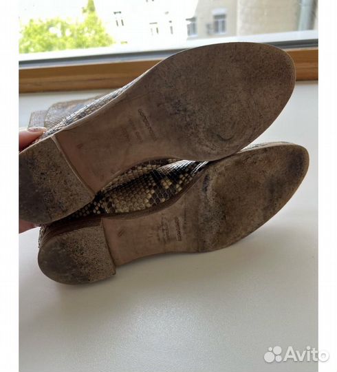 Sergio rossi сапоги 41 питон