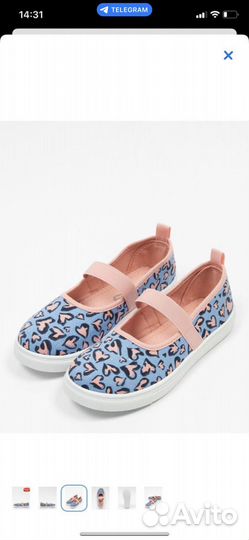 Слипоны для девочки