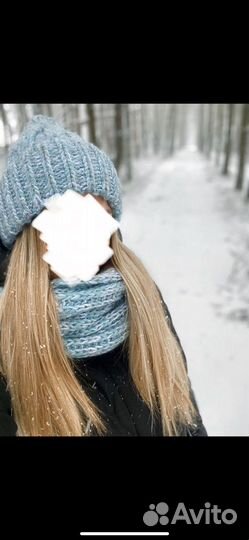 Зимняя шапка и снуд