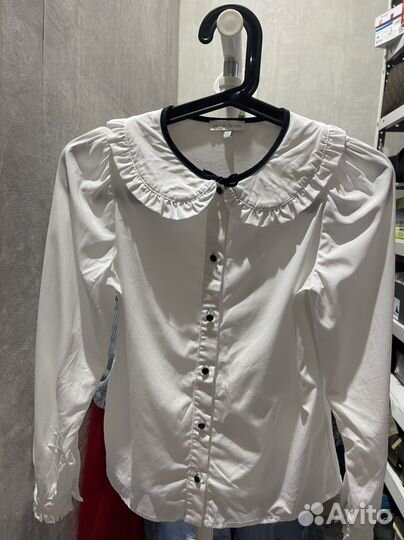 Школьная блузка 140 silver spoon