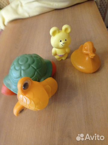 Детские пластмассовые игрушки из СССР