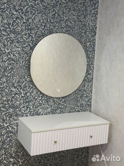 Зеркало с подсветкой + тумба