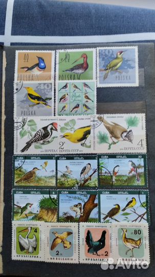 Коллекция марок разной тематики