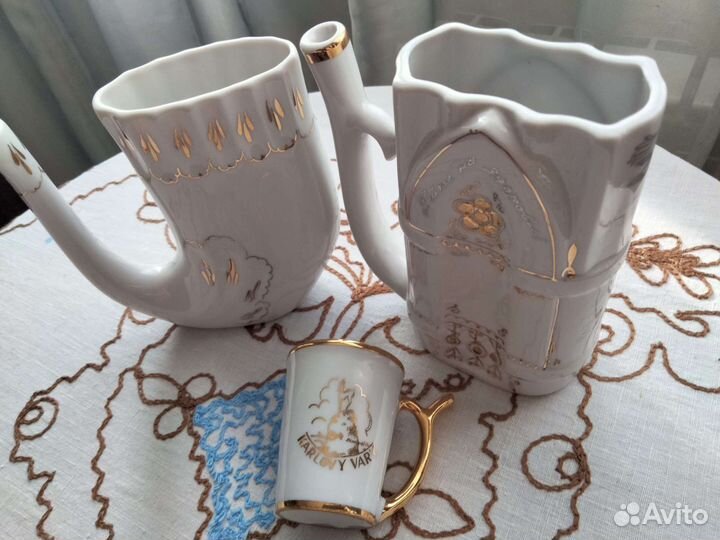 Кружки зелёного стекла СССР