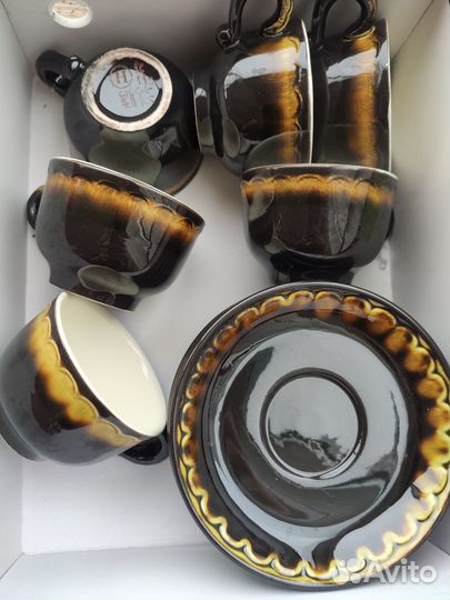 Чайный кофейный сервиз набор на 6 персон