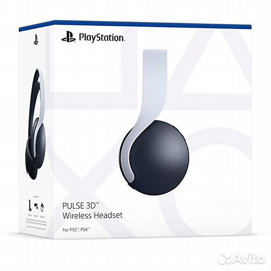 Гарнитура PlayStation pulse 3D белый